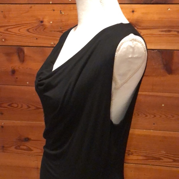 Amour Vert Paris eco Friendly Cowl Neck Black Dre - Picture 6 of 16